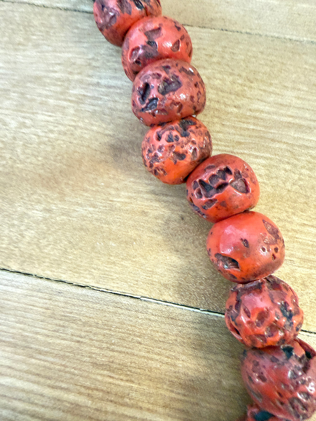 Red Coral Necklace Artisan Beauty