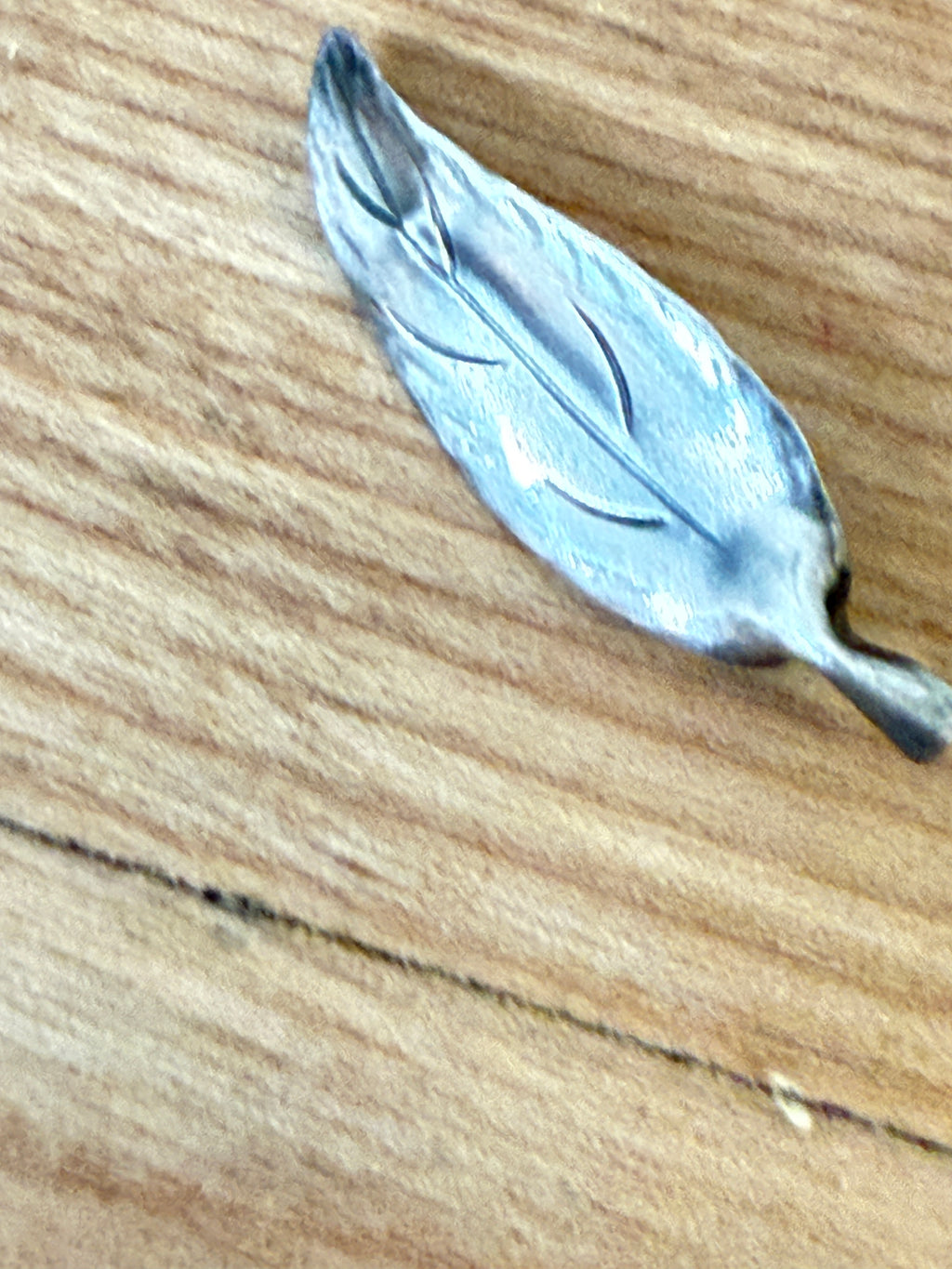 Vintage Stuart NYE Sterling Silver Leaf Brooch Circa 1930s