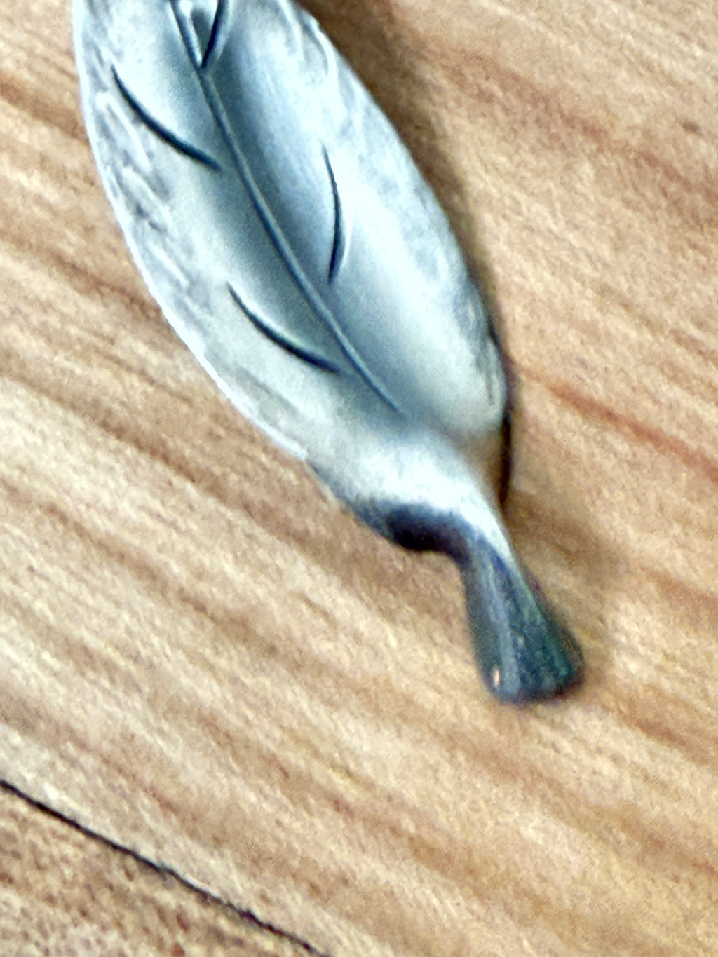 Vintage Stuart NYE Sterling Silver Leaf Brooch Circa 1930s