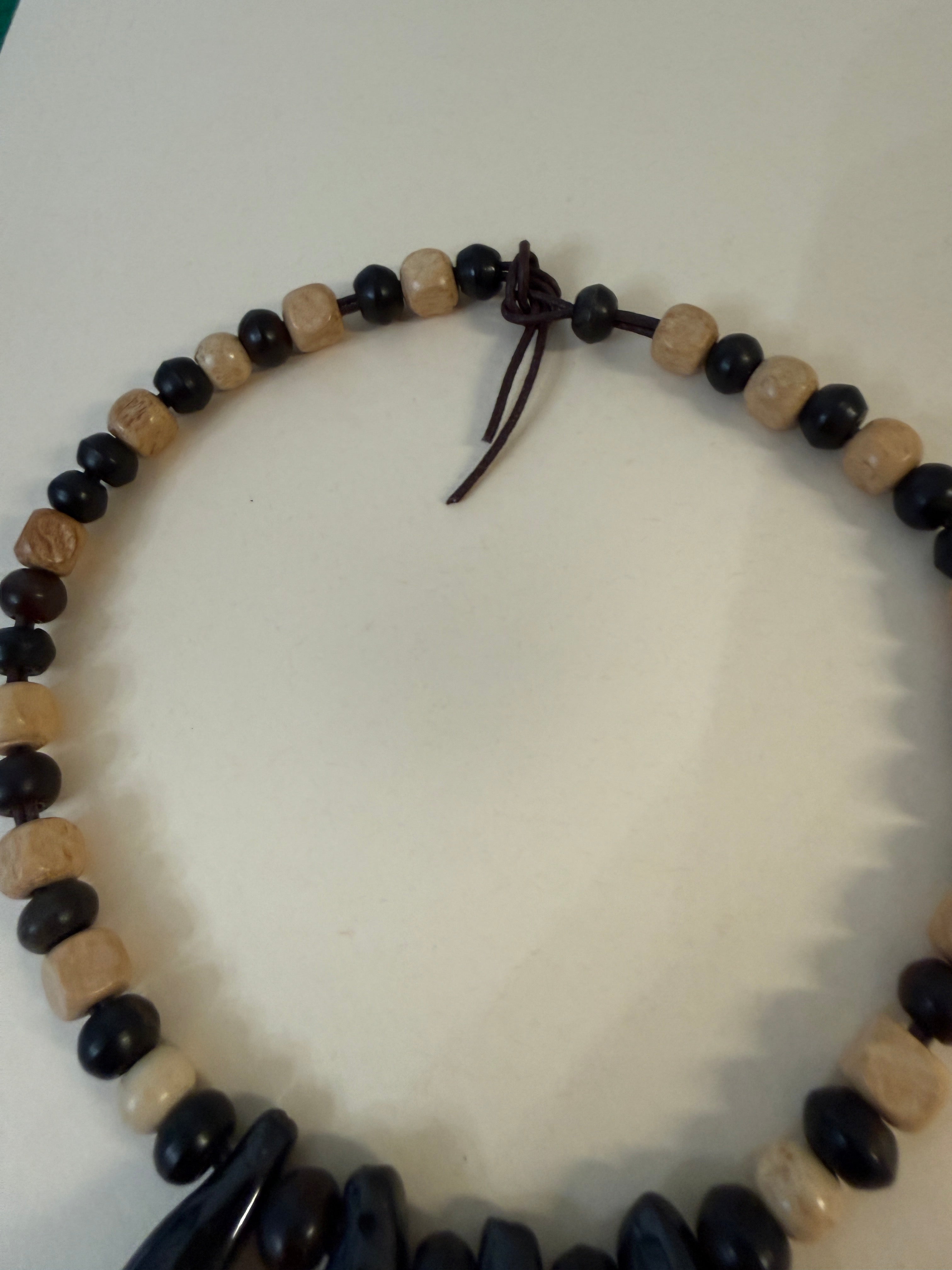 Buffalo Tooth Hunter's Necklace Native American Tribal Style Indigenous