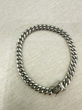 Miami Cuban Link Woman's Bracelet 18K GP Size 7